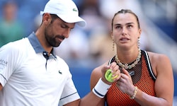 Novak Djokovic und Aryna Sabalenka