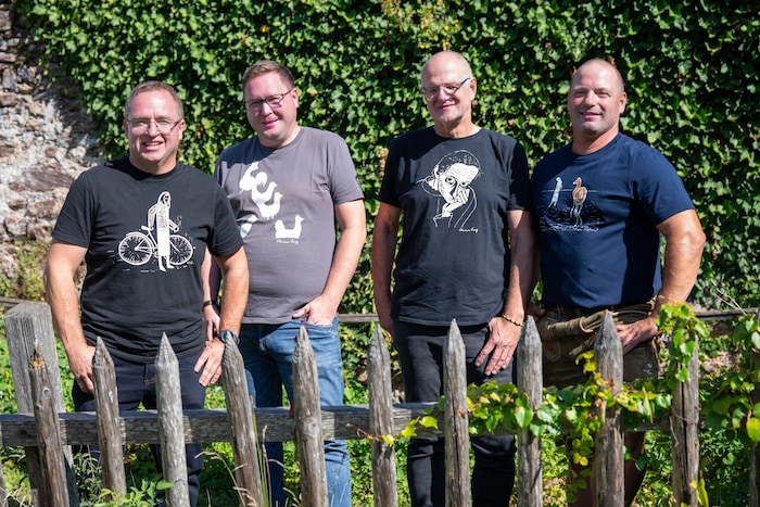 Gemeindeamt-Team: Gerhard Pikalo, Paul Stöckl, Arthur Ottowitz, Bgm. Daniel Wrießnig