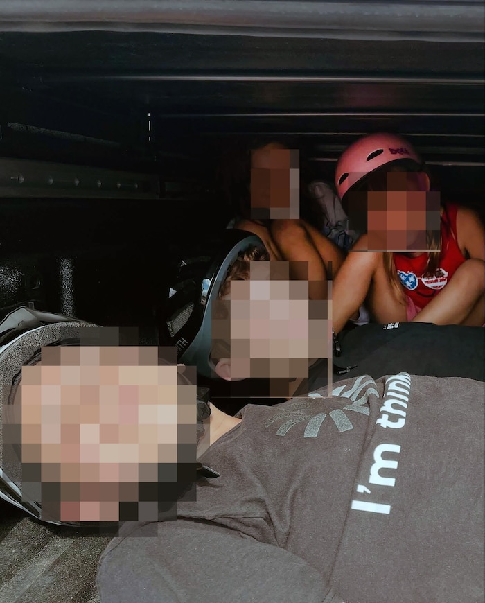All diese Kinder wurden getötet: Owen Ireland vorne, Landon Ghekiere, in der Mitte, Charlotte ...