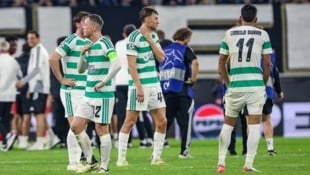 Fassungslosigkeit bei den Celtic-Spielern