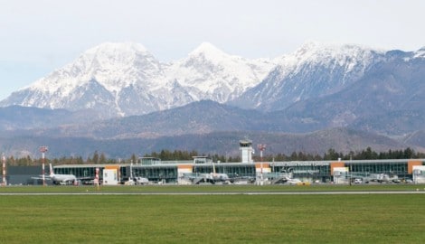 Der Flughafen in Laibach ist für viele Kärntner nur einen Katzensprung entfernt.