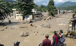 Der Ort Trishuli Bazar im Bezirk Nuwakot ist schwer betroffen.