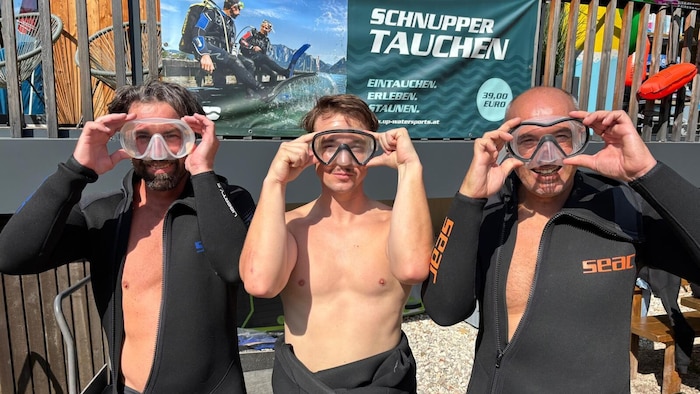 Auch das Trainerteam um Markus Gutenbrunner (r.) war mit von der Partie.