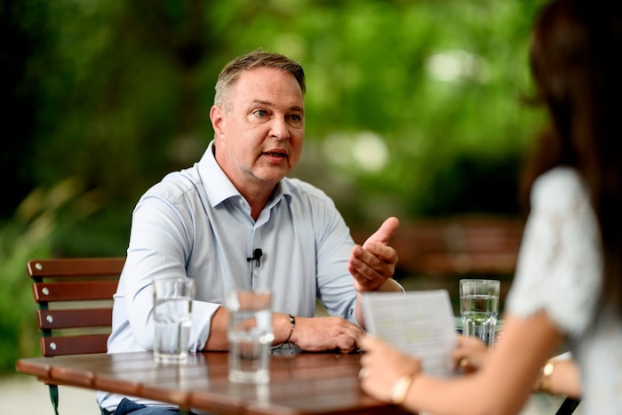 „Ich habe überhaupt keine Lust, darüber groß zu philosophieren“, sagt Andreas Babler, ...