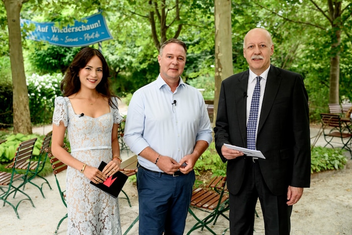 SPÖ-Chef Andreas Babler in „Was jetzt? Die ,Krone‘-Sommergespräche“ mit Christian Nusser und ...