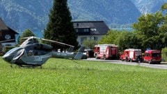 Großeinsatz nach dem Flugzeugabsturz Mittwoch Mittag am Attersee.