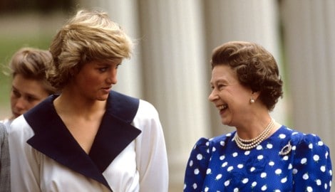 Lady Diana Spencer mit Queen Elizabeth II. – die beiden haben sich immer gut verstanden.