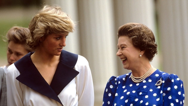 Lady Diana Spencer mit Queen Elizabeth II. – die beiden haben sich immer gut verstanden.