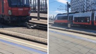 Bilder vom Hauptbahnhof zeigen die Schäden an den Zügen.