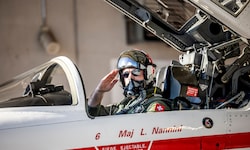 Genießen Legenden-Status: Die F-5 Jets der Patrouille Suisse. 
