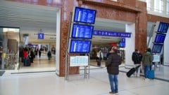 Die mutmaßliche Bombendrohung sprach der Angeklagte im Inneren des Salzburger Hauptbahnhofes ...