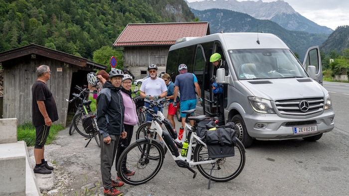 Reger Betrieb beim Shuttle-Dienst