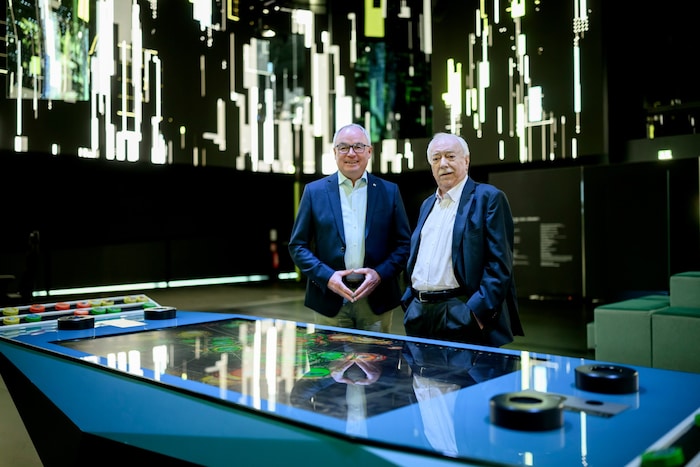 Wiens Ex-Stadtchef Häupl (re.) und Pernkopf – zwei, die sich auch bei Forschung verstehen.