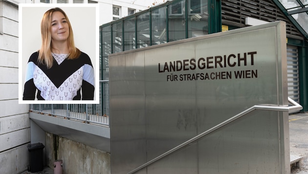 Vor dem Wiener Landesgericht wird eine ganztägige Mahnwache für die getötete 21-Jährige ...