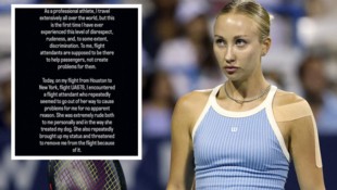 Anastasia Potapova wurde am Weg zu den US Open respektlos behandelt – via Instagram ging ...