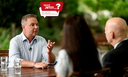 SPÖ-Chef Andreas Babler in „Was jetzt? Die ,Krone‘-Sommergespräche“ mit Christian Nusser und ...