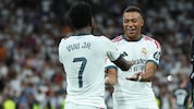 Kylian Mbappe (r.) traf dreimal.