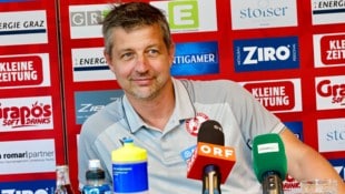 Christian Jauschowetz Gerald Scheiblehner ist seit Montag neuer Trainer beim GAK.