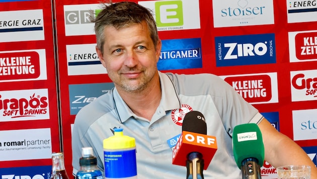 Gerald Scheiblehner ist seit Montag neuer Trainer beim GAK.