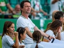 Peter Schöttel und Co. präsentierten das neue Trikot von Rapid.