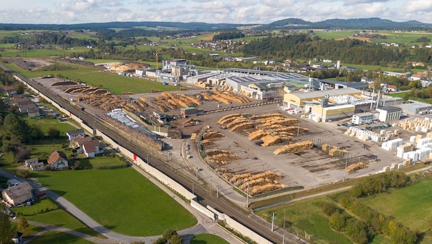 Die Reederei MSC plant auf dem Vöcklamarkter Betriebsgelände ein riesiges Container-Terminal.