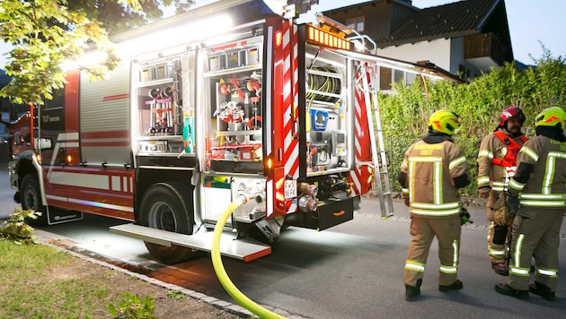 Gegen 5.40 Uhr rückte die Feuerwehr zum Schwimmbad in Sulz aus.
