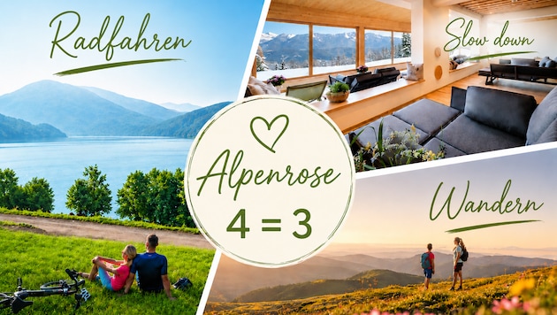Mehr Alpenrose Momente genießen beim Wandern, Radfahren, Wellness. Tägliche Anreise vom 1. bis ...
