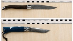 Der Dieb trug zwei Klappmesser bei sich.
