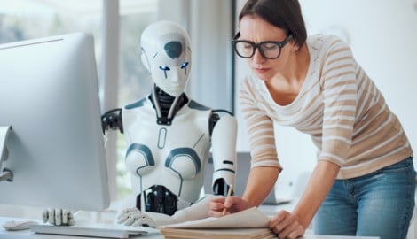 Sieht so die Arbeit im Büro des Jahres 2061 aus?