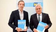 „Gesundheits-Bilanz 2025“: NÖGUS-Geschäftsführer Volker Knestel und der zuständige Landesrat ...
