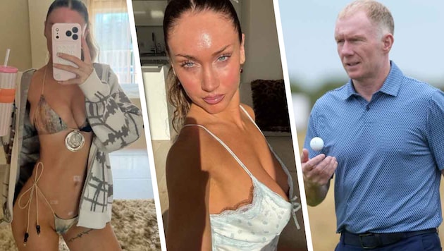 Ihr (ganz rechts) machte als Fußballer Karriere, seine Tochter Alicia sorgt auf Instagram für ...