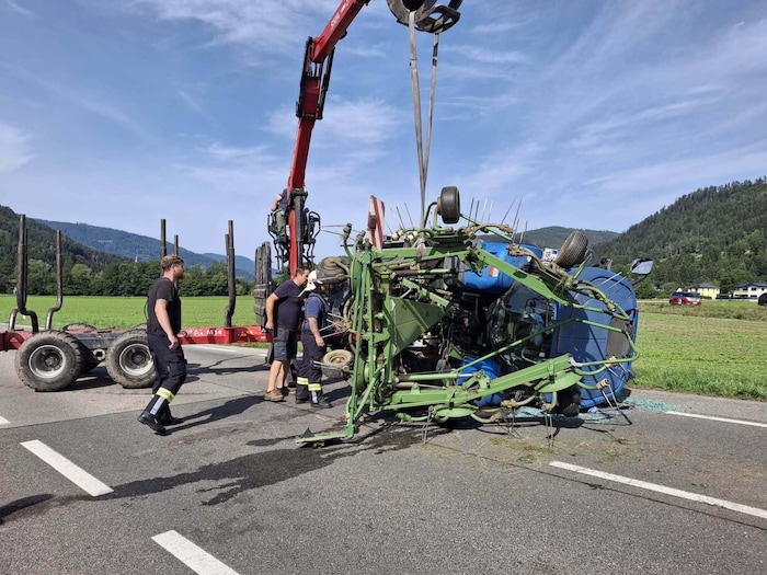 Die FF St. Salvator führte Sicherungsarbeiten durch.
