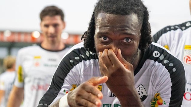 Altachs Yann Massombo entschuldigte sich, ist beim LASK wieder dabei.