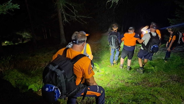 23 Bergretter suchten gemeinsam mit der Alpinpolizei nach dem Mann.