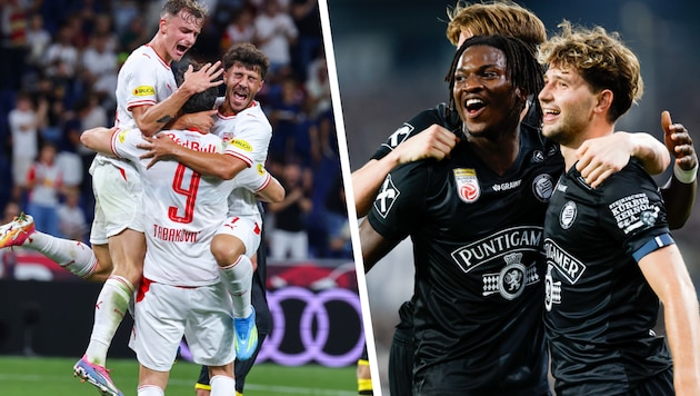 Red Bull Salzburg und Sturm Graz wollen in der Europa League für Furore sorgen.