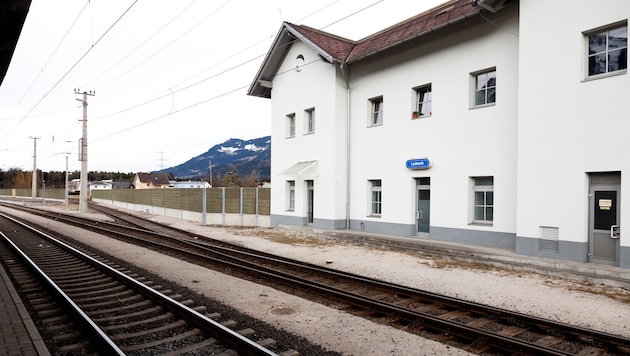 Am Bahnhof Ludesch machte sich der Defekt erheblich bemerkbar.