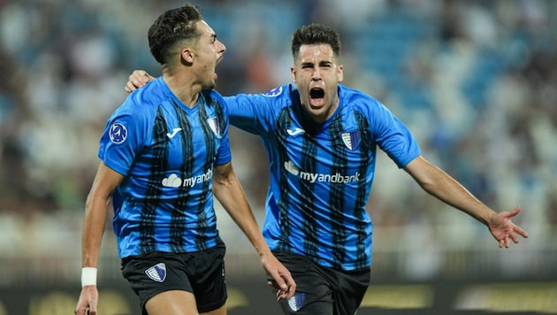 Der Jubel kannte keine Grenzen. Der andorranische Klub Inter d’Escaldes ist in der Conference ...
