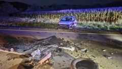 Das Fahrzeug eines 26-jährigen Pinzgauers wurde völlig zerstört.