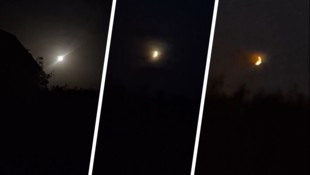 Die partielle Mondfinsternis war in Österreich recht gut zu sehen.