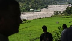 In Nepal kam es plötzlich zu gewaltigen Sturzfluten.