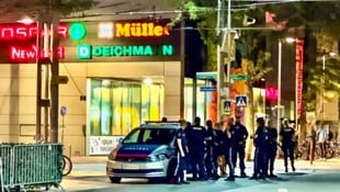 Nächtlicher Einsatz am Hauptbahnhof – sogar ein Polizeihund war dabei.