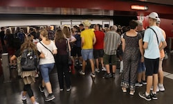 Ein gewohntes Bild: dichtes Gedränge in der U1-Station Hauptbahnhof/Südtiroler Platz, an einem ...