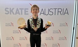 Georg-Philipp Dachauer wurde in seiner Altersklasse zum besten Eiskunstläufer Österreichs gekürt