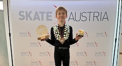Georg-Philipp Dachauer wurde in seiner Altersklasse zum besten Eiskunstläufer Österreichs gekürt