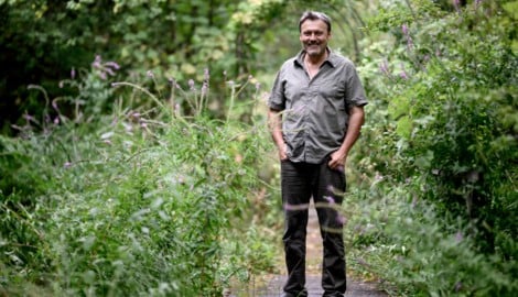 Zwischen wilder Natur, Tümpeln und Rückzugsorten für Tiere findet Karikaturist Bruno Haberzettl ...