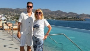 Clemens Trischler und Gerda Rogers genossen diesen Sommer viele Urlaube – hier zu sehen auf ...