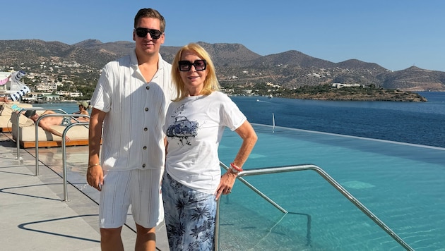 Clemens Trischler und Gerda Rogers genossen diesen Sommer viele Urlaube – hier zu sehen auf ...
