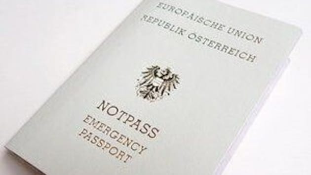 Der Notpass wird von der Feuerwehr ausgestellt.