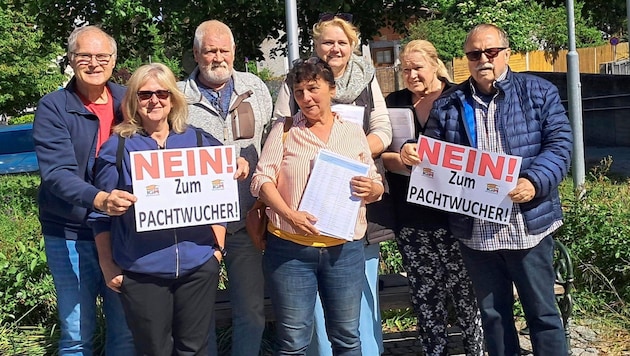 Für die Bürger der betroffenen Siedlungs ist es Wucher: Das steht auch im Schreiben, dass das ...