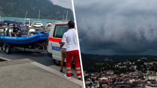 In Salzburg musste die Wasserrettung ausrücken, auch in Oberösterreich verdunkelt sich der ...